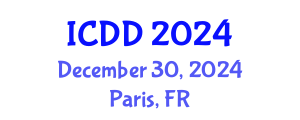 International Conference on Disability and Diversity (ICDD) December 30, 2024 - Paris, France