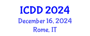 International Conference on Disability and Diversity (ICDD) December 16, 2024 - Rome, Italy