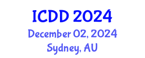 International Conference on Disability and Diversity (ICDD) December 02, 2024 - Sydney, Australia