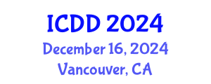 International Conference on Disability and Diversity (ICDD) December 16, 2024 - Vancouver, Canada