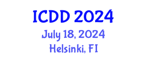 International Conference on Disability and Diversity (ICDD) July 18, 2024 - Helsinki, Finland