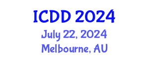 International Conference on Disability and Diversity (ICDD) July 22, 2024 - Melbourne, Australia