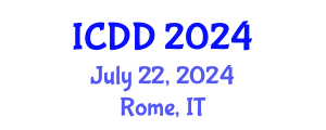 International Conference on Disability and Diversity (ICDD) July 22, 2024 - Rome, Italy