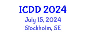 International Conference on Disability and Diversity (ICDD) July 15, 2024 - Stockholm, Sweden
