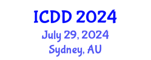 International Conference on Disability and Diversity (ICDD) July 29, 2024 - Sydney, Australia