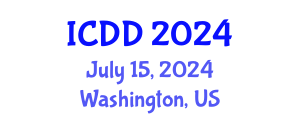 International Conference on Disability and Diversity (ICDD) July 15, 2024 - Washington, United States