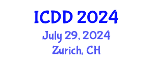 International Conference on Disability and Diversity (ICDD) July 29, 2024 - Zurich, Switzerland