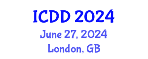 International Conference on Disability and Diversity (ICDD) June 27, 2024 - London, United Kingdom