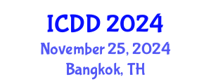 International Conference on Disability and Diversity (ICDD) November 25, 2024 - Bangkok, Thailand