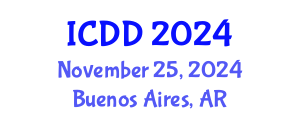 International Conference on Disability and Diversity (ICDD) November 25, 2024 - Buenos Aires, Argentina