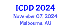 International Conference on Disability and Diversity (ICDD) November 07, 2024 - Melbourne, Australia