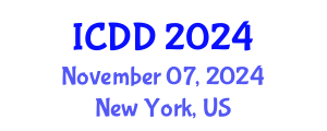 International Conference on Disability and Diversity (ICDD) November 07, 2024 - New York, United States