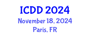 International Conference on Disability and Diversity (ICDD) November 18, 2024 - Paris, France