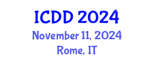 International Conference on Disability and Diversity (ICDD) November 11, 2024 - Rome, Italy