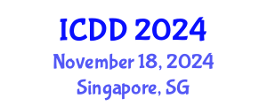 International Conference on Disability and Diversity (ICDD) November 18, 2024 - Singapore, Singapore