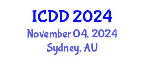 International Conference on Disability and Diversity (ICDD) November 04, 2024 - Sydney, Australia