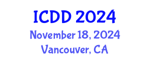 International Conference on Disability and Diversity (ICDD) November 18, 2024 - Vancouver, Canada
