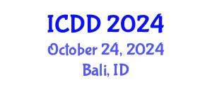 International Conference on Disability and Diversity (ICDD) October 24, 2024 - Bali, Indonesia