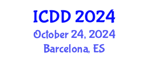 International Conference on Disability and Diversity (ICDD) October 24, 2024 - Barcelona, Spain
