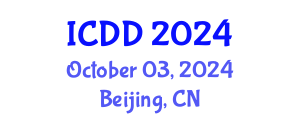 International Conference on Disability and Diversity (ICDD) October 03, 2024 - Beijing, China