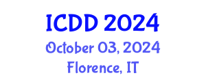 International Conference on Disability and Diversity (ICDD) October 03, 2024 - Florence, Italy