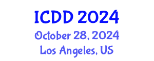 International Conference on Disability and Diversity (ICDD) October 28, 2024 - Los Angeles, United States