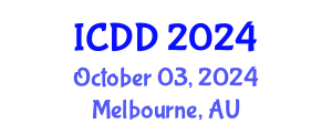 International Conference on Disability and Diversity (ICDD) October 03, 2024 - Melbourne, Australia