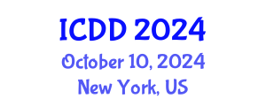 International Conference on Disability and Diversity (ICDD) October 10, 2024 - New York, United States