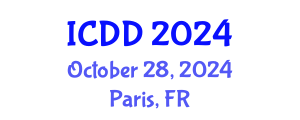 International Conference on Disability and Diversity (ICDD) October 28, 2024 - Paris, France