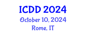 International Conference on Disability and Diversity (ICDD) October 10, 2024 - Rome, Italy