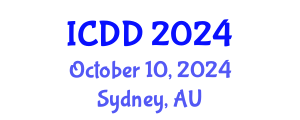International Conference on Disability and Diversity (ICDD) October 10, 2024 - Sydney, Australia
