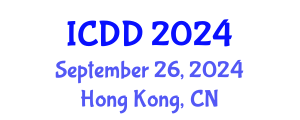 International Conference on Disability and Diversity (ICDD) September 26, 2024 - Hong Kong, China