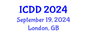 International Conference on Disability and Diversity (ICDD) September 19, 2024 - London, United Kingdom