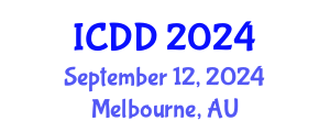 International Conference on Disability and Diversity (ICDD) September 12, 2024 - Melbourne, Australia
