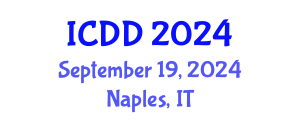 International Conference on Disability and Diversity (ICDD) September 19, 2024 - Naples, Italy