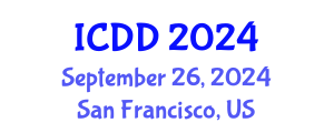 International Conference on Disability and Diversity (ICDD) September 26, 2024 - San Francisco, United States