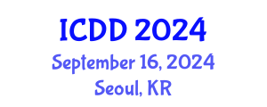 International Conference on Disability and Diversity (ICDD) September 16, 2024 - Seoul, Republic of Korea