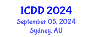 International Conference on Disability and Diversity (ICDD) September 05, 2024 - Sydney, Australia