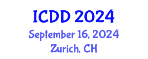 International Conference on Disability and Diversity (ICDD) September 16, 2024 - Zurich, Switzerland