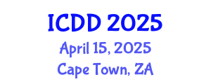 International Conference on Disability and Diversity (ICDD) April 15, 2025 - Cape Town, South Africa