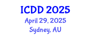 International Conference on Disability and Diversity (ICDD) April 29, 2025 - Sydney, Australia