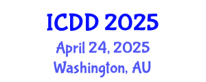 International Conference on Disability and Diversity (ICDD) April 24, 2025 - Washington, Australia