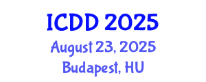 International Conference on Disability and Diversity (ICDD) August 23, 2025 - Budapest, Hungary