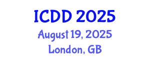 International Conference on Disability and Diversity (ICDD) August 19, 2025 - London, United Kingdom