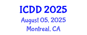 International Conference on Disability and Diversity (ICDD) August 05, 2025 - Montreal, Canada