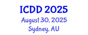 International Conference on Disability and Diversity (ICDD) August 30, 2025 - Sydney, Australia