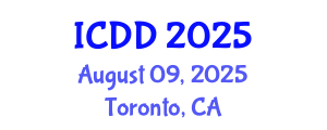 International Conference on Disability and Diversity (ICDD) August 09, 2025 - Toronto, Canada