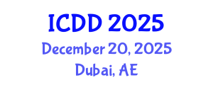International Conference on Disability and Diversity (ICDD) December 20, 2025 - Dubai, United Arab Emirates