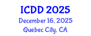 International Conference on Disability and Diversity (ICDD) December 16, 2025 - Quebec City, Canada
