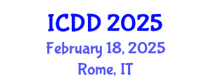 International Conference on Disability and Diversity (ICDD) February 18, 2025 - Rome, Italy